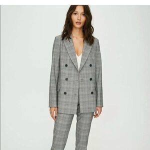 Aritzia Babaton Samuel Check Blazer size 00
